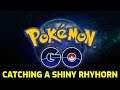 Pokémon GO - Catching a Shiny Rhyhorn
