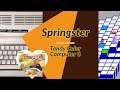 Springster for the Tandy Color Computer 3 Gameplay (No Commentary)