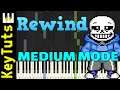 Rewind [Undertale] by SharaX - Medium Mode [Piano Tutorial] (Synthesia)