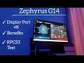 Zephyrus G14 : Display Port 4k RPCS3 and other benefit