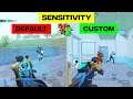 Difference Between Default Sensitivity And My Sensitivity 🔥 BATTLEGROUNDS MOBILE INDIA