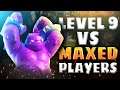 LEVEL 9 ELIXIR GOLEM VS LEVEL 13 MAXED PLAYERS! | Clash Royale