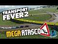 MEGA ATASCO :TRANSPORT FEVER 2  - Gameplay en Español