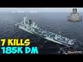 World of WarShips | Alaska | 7 KILLS | 185K Damage - Replay Gameplay 1080p 60 fps
