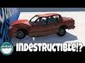 BeamNG Drive - Indestructible Cars vs Ski Jumping Arena!