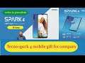 Tecno spark 4 mobile  gift for company who is possible | holesaleshop