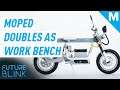This Moped DOUBLES As A WORK BENCH & POWER-STATION