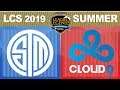 TSM vs C9 - LCS 2019 Summer Split Week 3 Day 2 - Team SoloMid vs Cloud9
