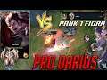 CHALLENGER DARIUS VS BEST FIORA EU - Darius GUIDE (LoL Mobile)