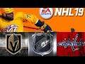 NHL 19 season mode: Vegas Golden Knights vs Washington Capitals (Xbox One HD) [1080p60FPS]