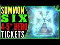 Summon 6x 4-5* Hero Tickets (Any New Toys??) Epic Seven Summons Epic 7 Summoning E7