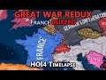 Great War Redux France Buffed - HOI4 WW1 Timelapse