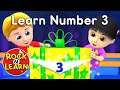 Learn About the Number 3 | Number of the Day: 3 | Learn Three with Manipulatives | Rock 'N Learn