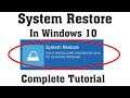 System Restore In Windows 10 || How to do System Restore on Windows