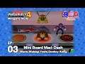 Mario Party 4 SS2 Minigame Mode EP 03 - Mini Board Mad-Dash Wario,Waluigi,Yoshi,Donkey Kong