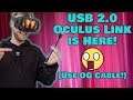 NEW Oculus Link Update using USB 2.0 | How does it Hold up? [Setup & Testing]