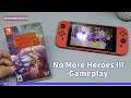 No More Heroes III Switch Handheld Gameplay