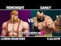 PenKnight (Alex) vs Sanay (Zangief) | Losers Quarters | Synthwave X Three