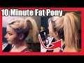 Using Clip Extensions to Get a Thick Ponytail