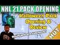 Halloween Pack Opening And Review! - NHL 21 HUT - Hockey Ultimate Team - New Halloween Packs!