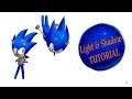 How to paint Light and Shadow Tutorial! How to paint Sonic, (My daily practice)