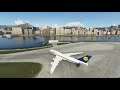 Lufthansa 747-8i landing at Kai Tak Hong Kong ++ Flight Simulator 2020
