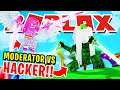 ROBLOX SABER SIMULATOR HACKER JOINS MY GAME SO I CALLED A MODERATOR TO GET HER BANNED!!