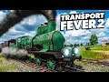 TRANSPORT FEVER 2 #2: DAMPFLOK auf der zweigleisigen Strecke | Gameplay der Eisenbahn-Simulation