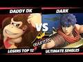 Captain's Quarters 6 Losers Top 12 - Daddy DK (Donkey Kong) Vs. Dark (Ike) SSBU Smash Ultimate
