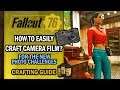 Fallout 76 – Crafting Guide - How to Easily Craft Tons of Camera Film for the New Photo Challenges?