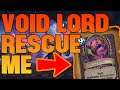 Golden Void Lord for the Rescue - I DID NOT PLAN THIS - Hearthstone Battleground Highlights