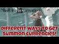 Nier Reincarnation - Ways to Get Summon Currencies of Farm Gems