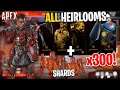 WHAT HAPPENS WHEN YOU GET ALL HEIRLOOMS + 300 SHARDS?! - Apex Legends