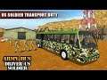 Army Bus Driver US Soldier Transport Duty 2017 - Offroad Bus Drive.