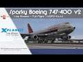 Freeware Sparky 747-400 v2 | KSFO-KLAX | X-Plane 11