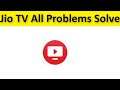 How To Fix Jio TV App - Keeps Crashing - Keeps Lagging - Not Open - Not Working - All Issue