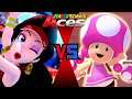 Mario Tennis Aces - Pauline vs Toadette (Tiebreaker)