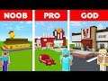 Minecraft NOOB vs PRO vs GOD : KFC FAST FOOD RESTAURANT in Minecraft / Animation