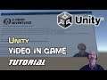Mostrare video in game / Tutorial / Unity Game Dev