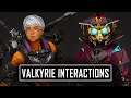 New ENEMY VALKYRIE Interaction Voicelines in Apex Legends Season 9