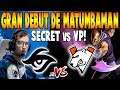 SECRET vs VIRTUS PRO [BO2] - Gran Debut de Matumbaman! - ONE Esports Singapore World PRO DOTA 2