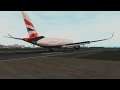 Crosswind Landing Manchester British Airways A350-900 [X-Plane 11]