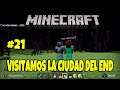 Minecraft #21 - Visitamos la Ciudad del END. ( Gameplay Español ) ( Xbox One X )
