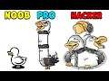 NOOB vs PRO vs HACKER - Clusterduck