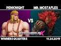 PenKnight (Alex) vs Mr. Mostafles (Akuma) | SFV Winners Quarters | Synthwave X #11