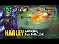Harley with flameshot is so Deadly! | Harley Best build 2021 | Mobile Legends