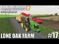 Harvesting the potatoes | Lone Oak 2.0 | Farming Simulator 19 Timelapse #17