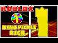 How to get "KING PICKLE RICK" BADGE + KING PICKLE MORPH/SKIN in PIGGY FIND BADGE GAMES! - Roblox