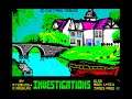 Investigations Walkthrough, ZX Spectrum