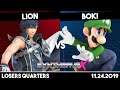 Lion (Chrom) vs Boki (Luigi) | Losers Quarters | Synthwave X #11
